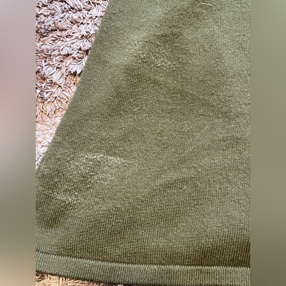 Calvin Klein Olive Green Turtleneck Sweater Dress in Women’s Large - Picture 5 of 9